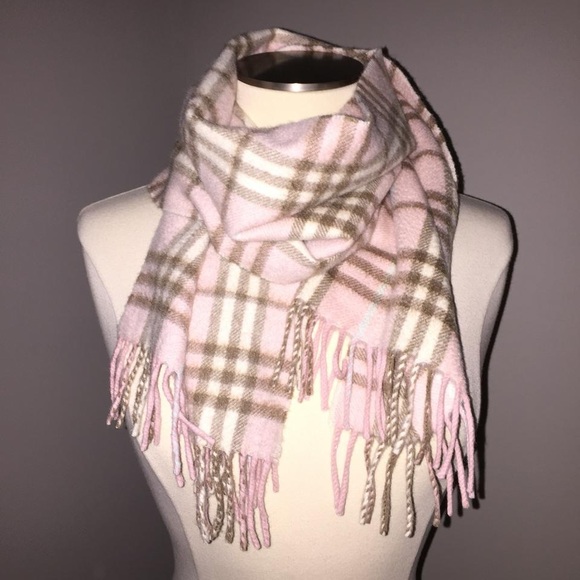burberry scarf pink